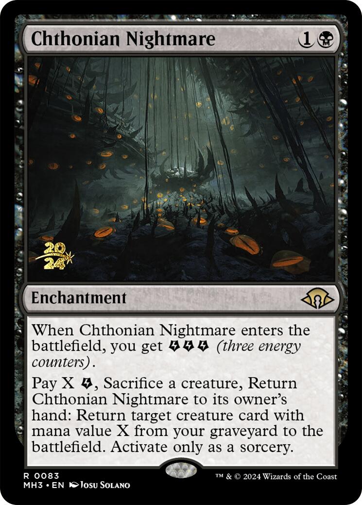 Chthonian Nightmare [Modern Horizons 3 Prerelease Promos] - Destination Retro
