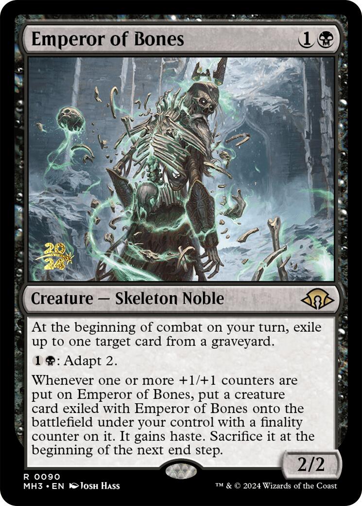 Emperor of Bones [Modern Horizons 3 Prerelease Promos] - Destination Retro