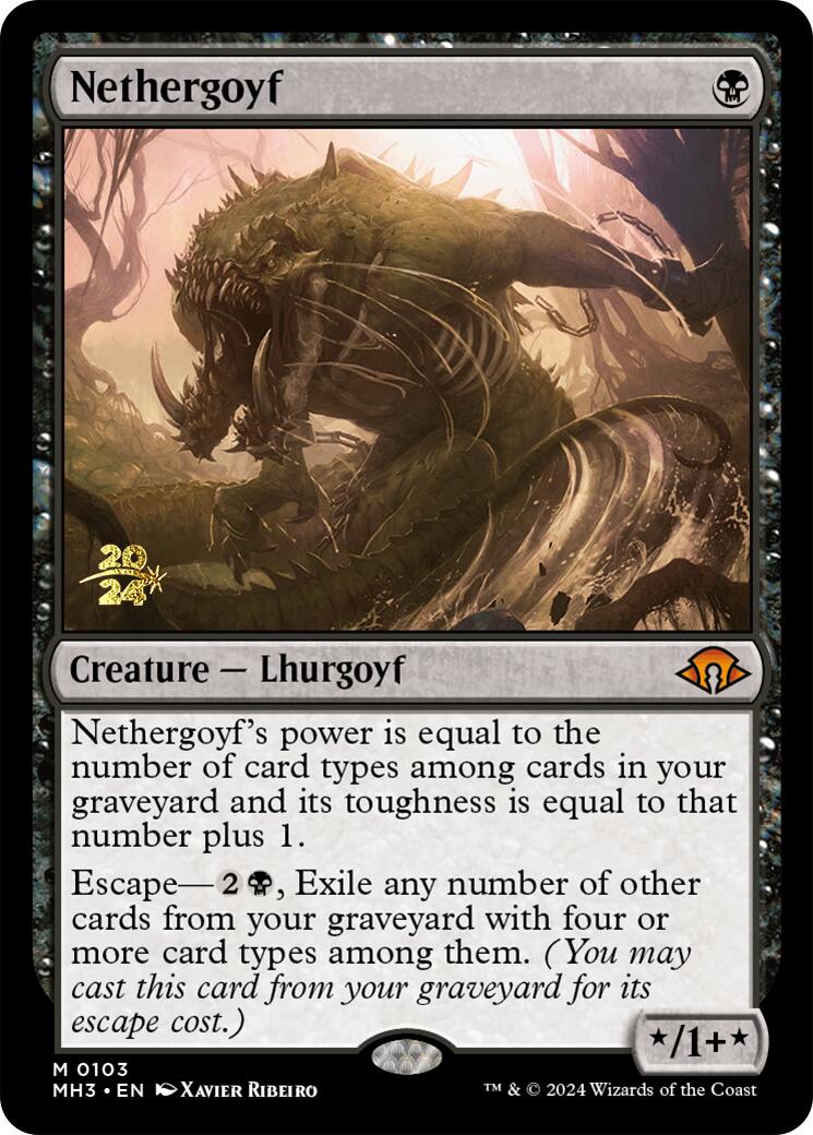 Nethergoyf [Modern Horizons 3 Prerelease Promos] - Destination Retro