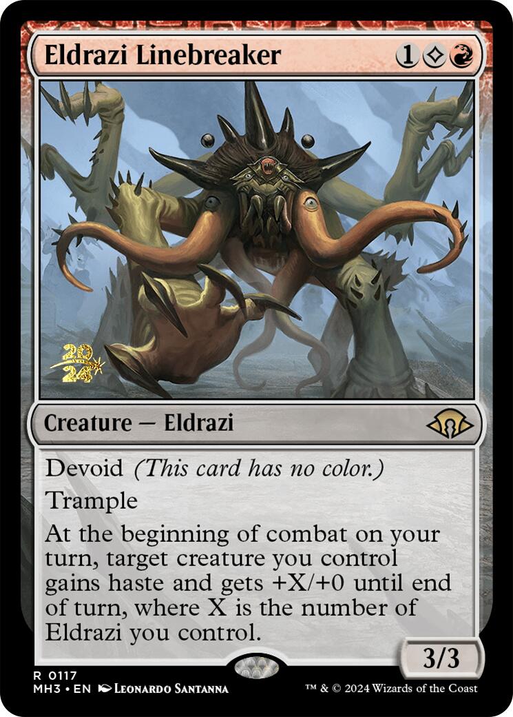 Eldrazi Linebreaker [Modern Horizons 3 Prerelease Promos] - Destination Retro