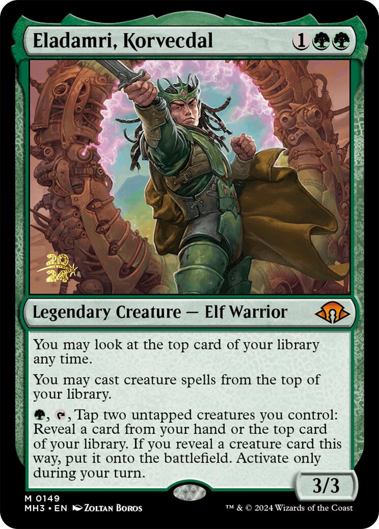 Eladamri, Korvecdal [Modern Horizons 3 Prerelease Promos] - Destination Retro