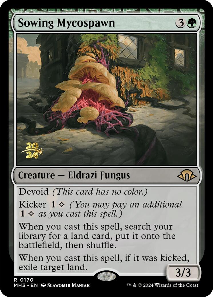 Sowing Mycospawn [Modern Horizons 3 Prerelease Promos] - Destination Retro