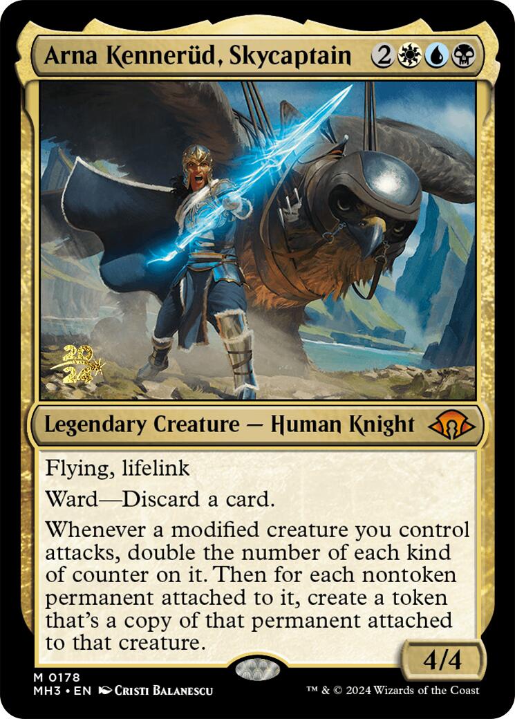 Arna Kennerud, Skycaptain [Modern Horizons 3 Prerelease Promos] - Destination Retro