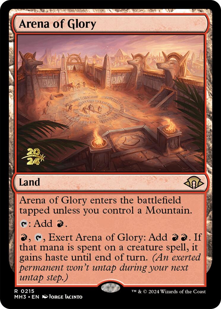 Arena of Glory [Modern Horizons 3 Prerelease Promos] - Destination Retro