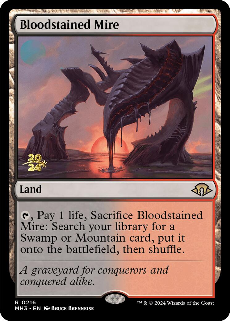 Bloodstained Mire [Modern Horizons 3 Prerelease Promos] - Destination Retro