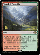 Wooded Foothills [Modern Horizons 3 Prerelease Promos] - Destination Retro