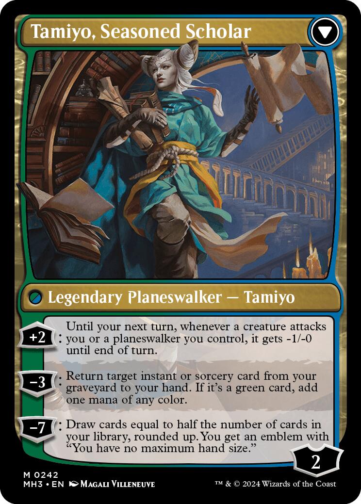 Tamiyo, Inquisitive Student [Modern Horizons 3 Prerelease Promos] - Destination Retro
