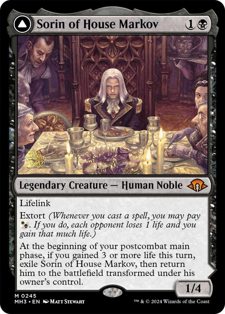 Sorin of House Markov [Modern Horizons 3 Prerelease Promos] - Destination Retro