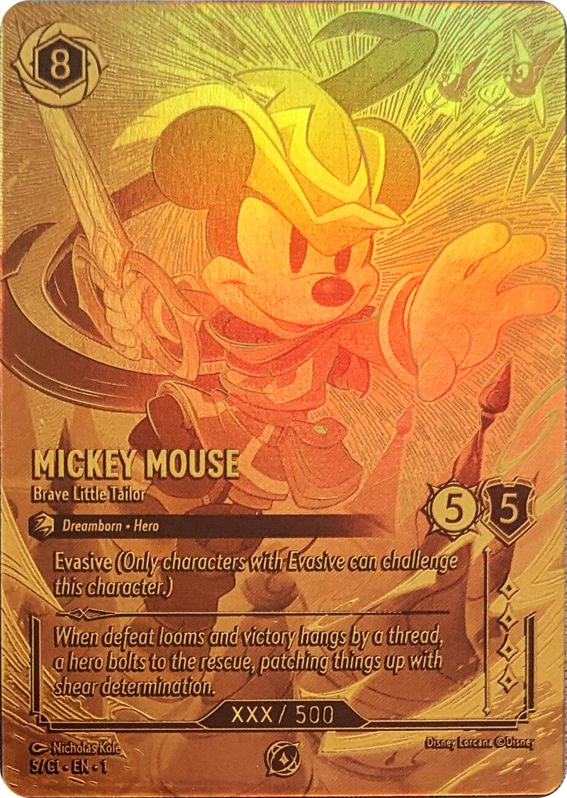 Mickey Mouse - Brave Little Tailor (Serial Numbered) (5) [Promo Cards] - Destination Retro