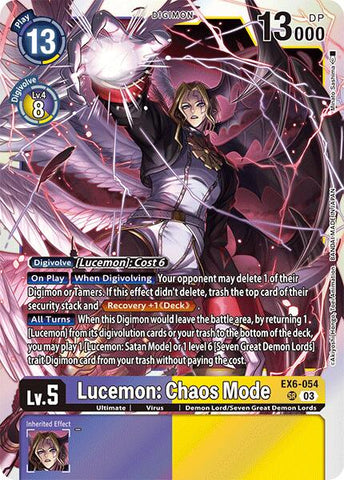 Lucemon: Chaos Mode [EX6-054] [Infernal Ascension] - Destination Retro