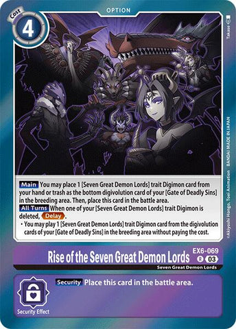 Rise of the Seven Great Demon Lords [EX6-069] [Infernal Ascension] - Destination Retro