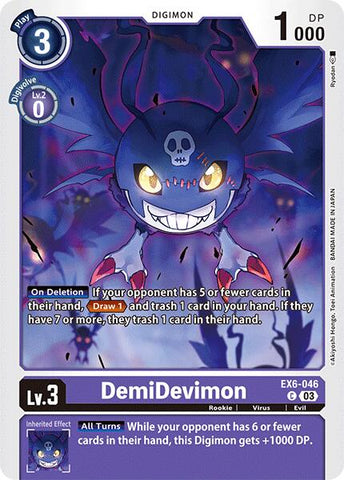 DemiDevimon [EX6-046] [Infernal Ascension] - Destination Retro