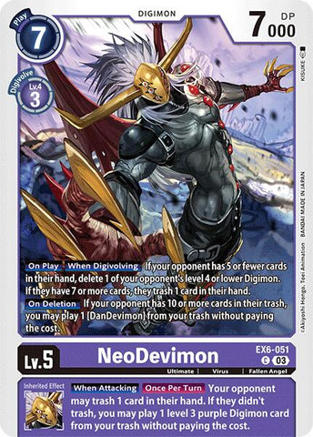 NeoDevimon [EX6-051] [Infernal Ascension] - Destination Retro