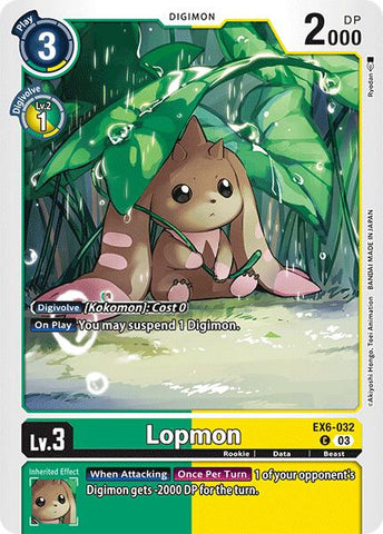 Lopmon [EX6-032] [Infernal Ascension] - Destination Retro