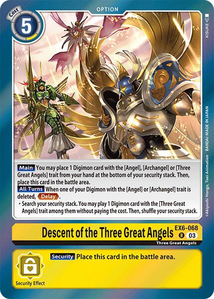 Descent of the Three Great Angels [EX6-068] [Infernal Ascension] - Destination Retro