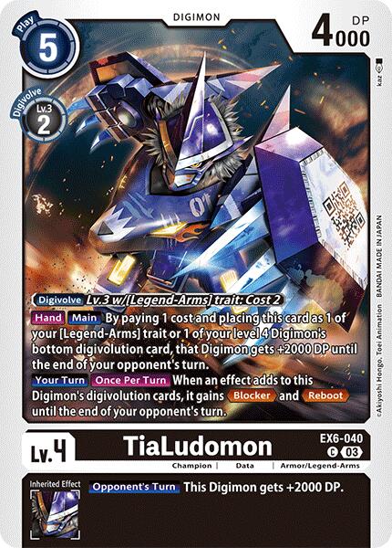 TiaLudomon [EX6-040] [Infernal Ascension] - Destination Retro
