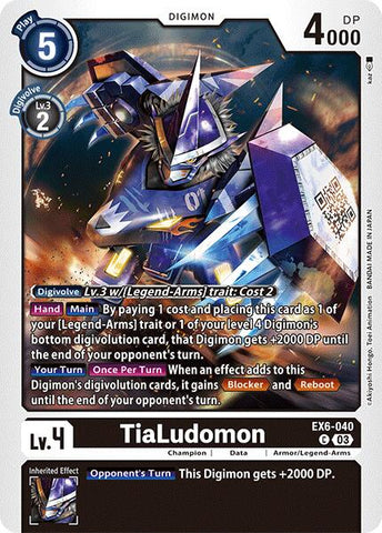 TiaLudomon [EX6-040] [Infernal Ascension] - Destination Retro
