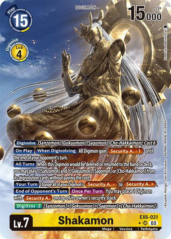 Shakamon [EX6-031] (Alternate Art) [Infernal Ascension] - Destination Retro