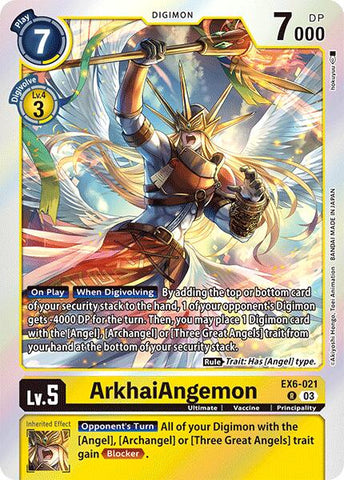 ArkhaiAngemon [EX6-021] [Infernal Ascension] - Destination Retro