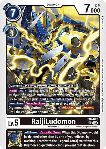 RaijiLudomon [EX6-042] [Infernal Ascension] - Destination Retro