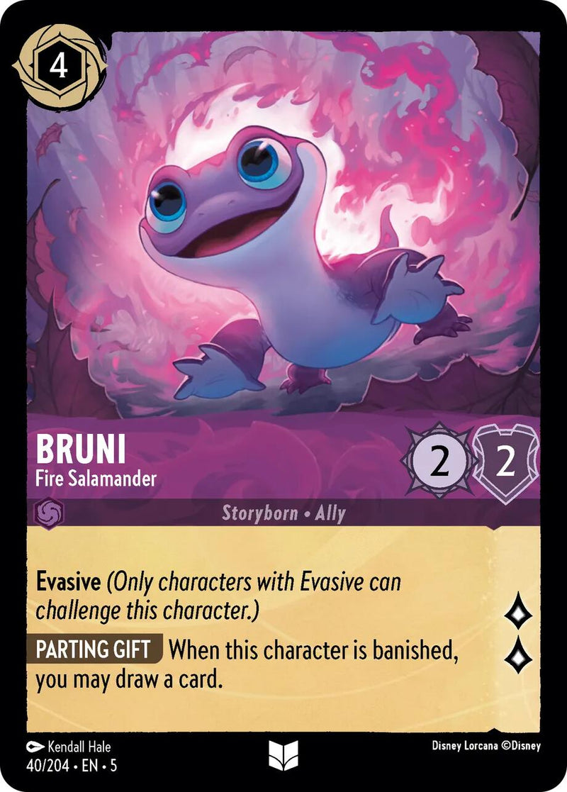 Bruni - Fire Salamander (40/204) [Shimmering Skies] - Destination Retro