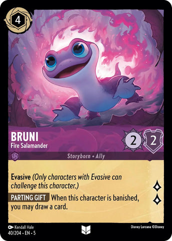 Bruni - Fire Salamander (40/204) [Shimmering Skies] - Destination Retro