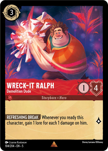 Wreck-It Ralph - Demolition Dude (104/204) [Shimmering Skies] - Destination Retro