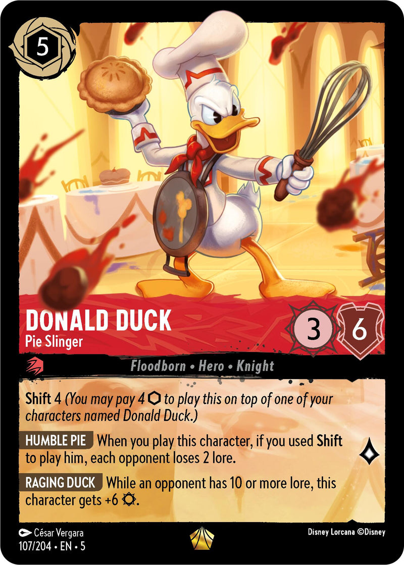 Donald Duck - Pie Slinger (107/204) [Shimmering Skies] - Destination Retro