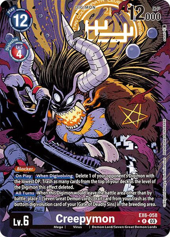 Creepymon [EX6-058] (Alternate Art) [Infernal Ascension] - Destination Retro