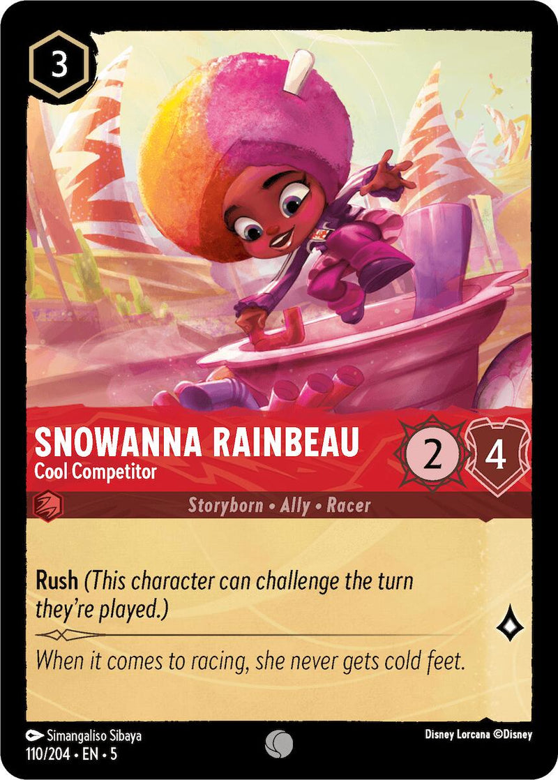 Snowanna Rainbeau - Cool Competitor (110/204) [Shimmering Skies] - Destination Retro