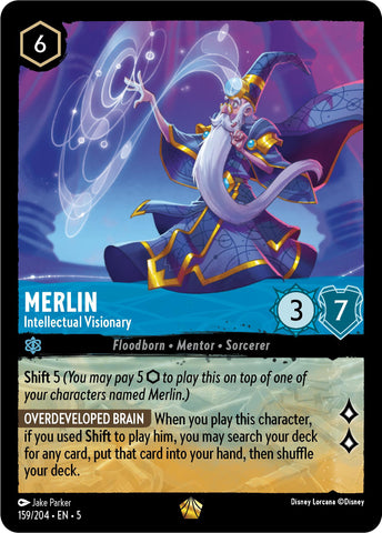 Merlin - Intellectual Visionary (159/204) [Shimmering Skies] - Destination Retro