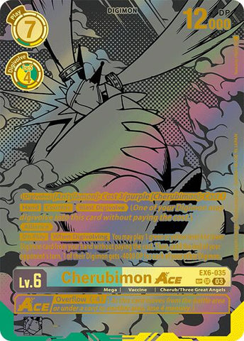 Cherubimon ACE [EX6-035] (Textured) [Infernal Ascension] - Destination Retro