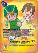 T.K. Takaishi & Kari Kamiya [EX6-063] (Box Promotion Pack: Infernal Ascension) [Infernal Ascension] - Destination Retro