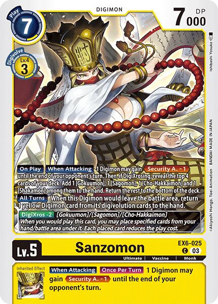 Sanzomon [EX6-025] [Infernal Ascension] - Destination Retro