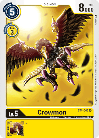 Crowmon [BT4-043] [Great Legend] - Destination Retro