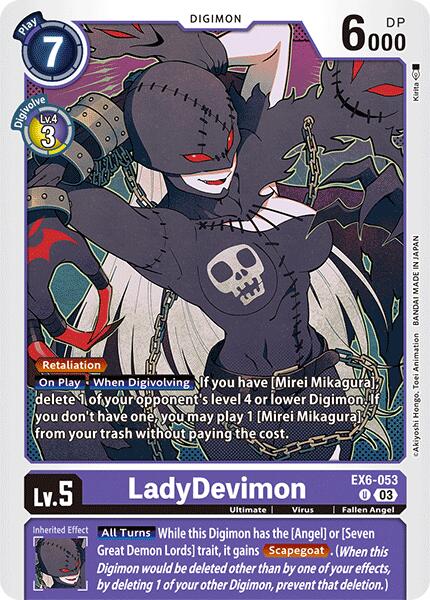 LadyDevimon [EX6-053] [Infernal Ascension] - Destination Retro