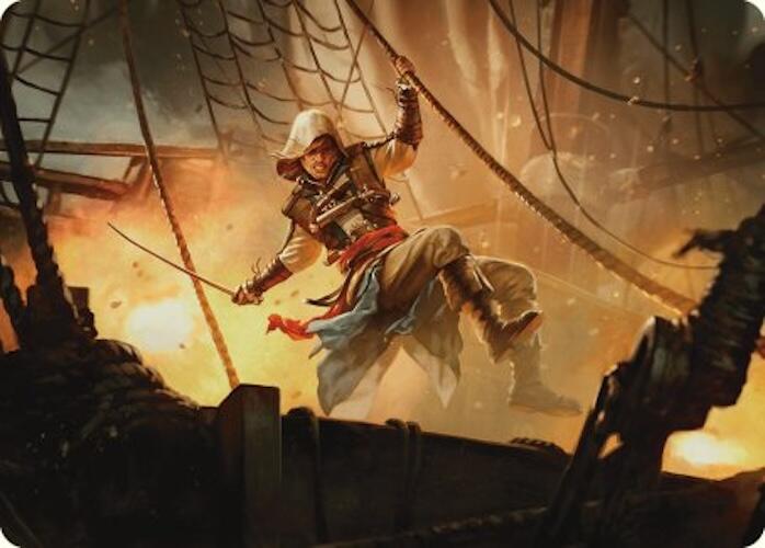 Edward Kenway Art Card [Assassin's Creed Art Series] - Destination Retro
