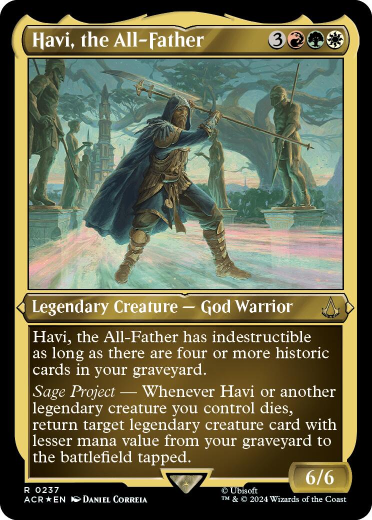 Havi, the All-Father (Foil Etched) [Assassin's Creed] - Destination Retro