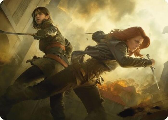 Mary Read and Anne Bonny Art Card [Assassin's Creed Art Series] - Destination Retro