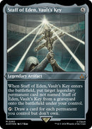 Staff of Eden, Vault's Key (Foil Etched) [Assassin's Creed] - Destination Retro