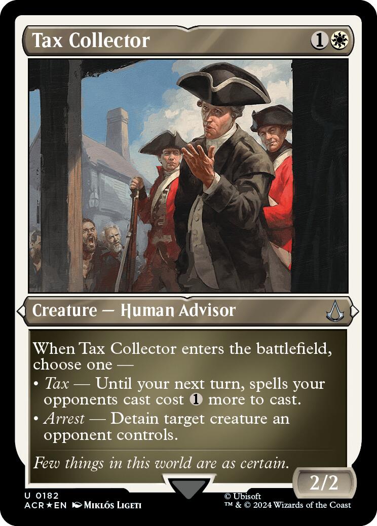 Tax Collector (Foil Etched) [Assassin's Creed] - Destination Retro