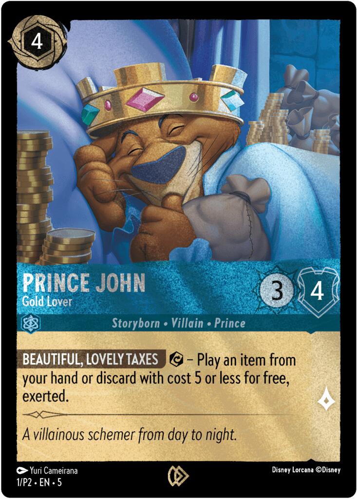 Prince John - Gold Lover (1) [Promo Cards] - Destination Retro