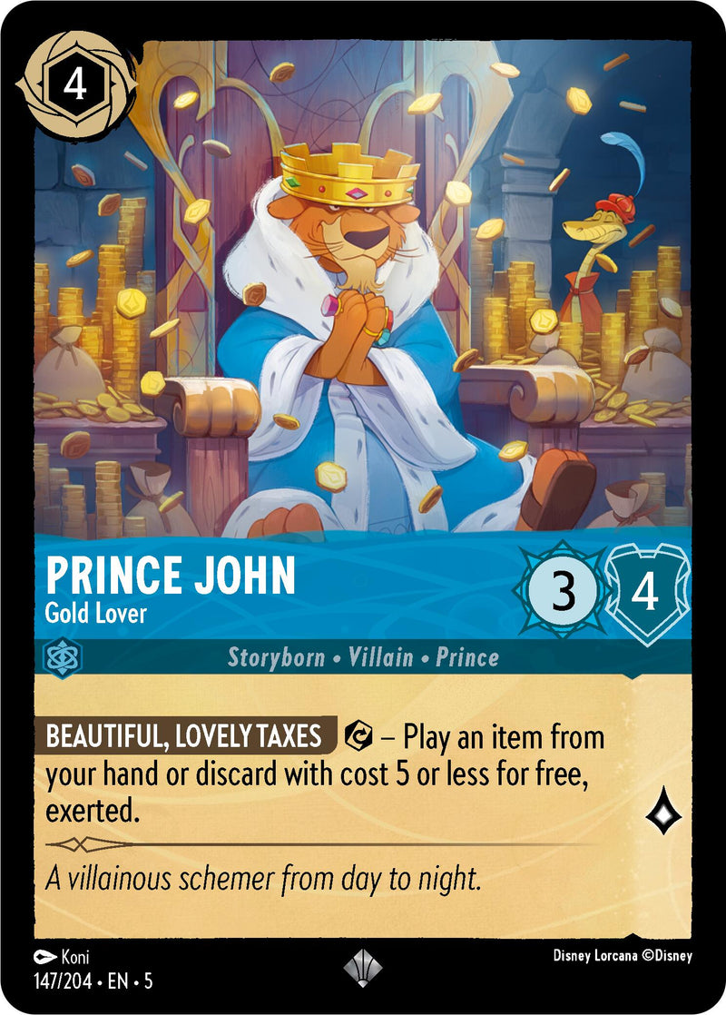Prince John - Gold Lover (147/204) [Shimmering Skies] - Destination Retro