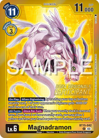Magnadramon [BT15-042] (2024 Regionals Participant) [Exceed Apocalypse] - Destination Retro