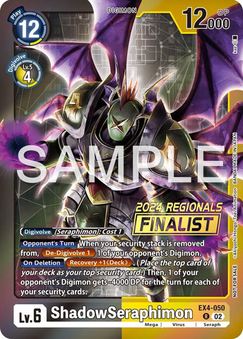 ShadowSeraphimon [EX4-050] (2024 Regionals Finalist) [Alternative Being Booster] - Destination Retro