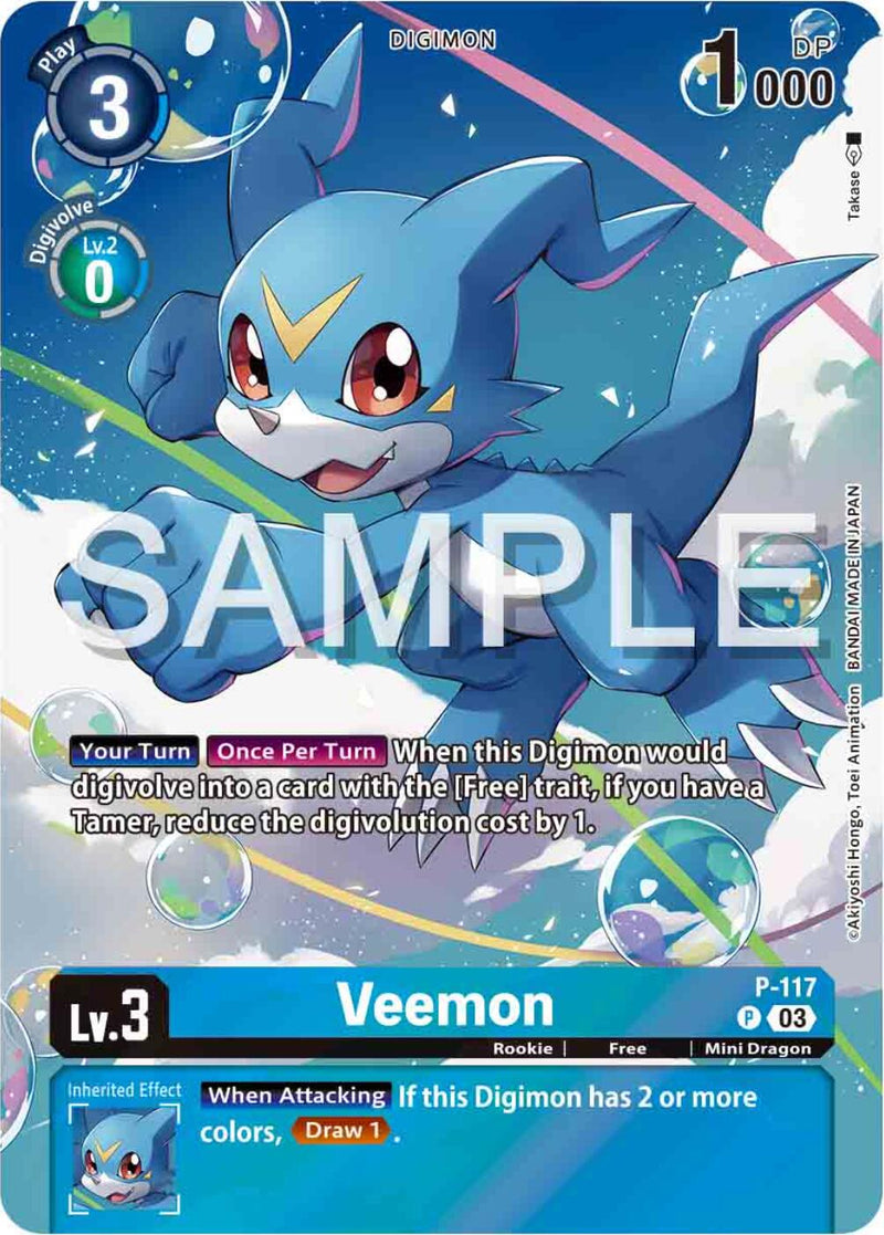Veemon [P-117] (Digimon Adventure 02: The Beginning Set) [Promotional Cards] - Destination Retro
