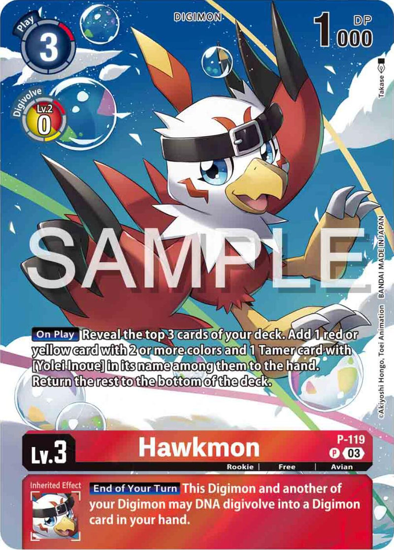 Hawkmon [P-119] (Digimon Adventure 02: The Beginning Set) [Promotional Cards] - Destination Retro