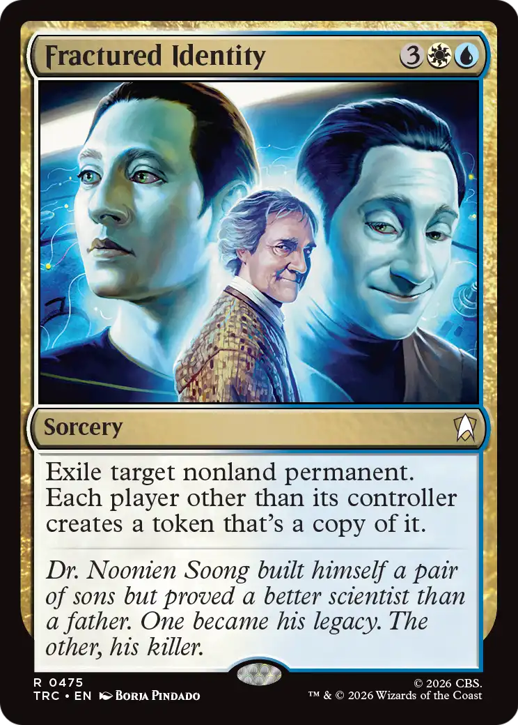 Fractured Identity (Surge Foil) [Star Trek Commander] - Destination Retro