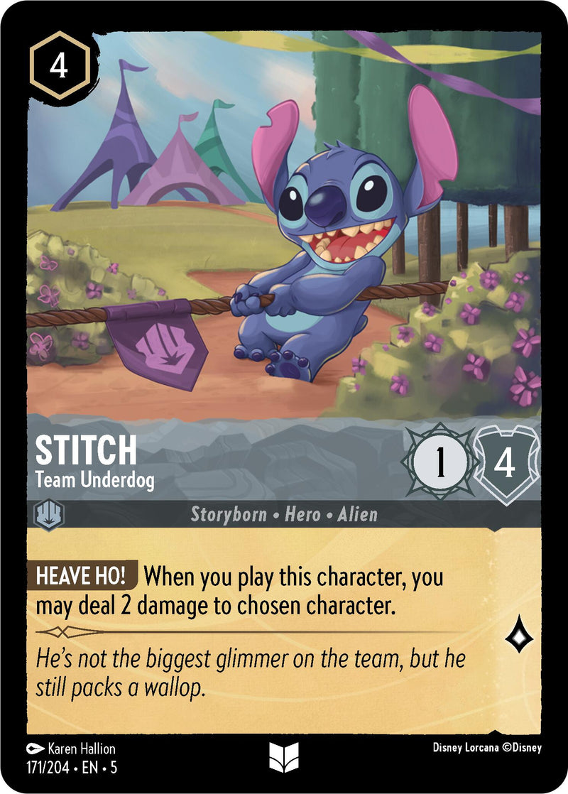 Stitch - Team Underdog (171/204) [Shimmering Skies] - Destination Retro