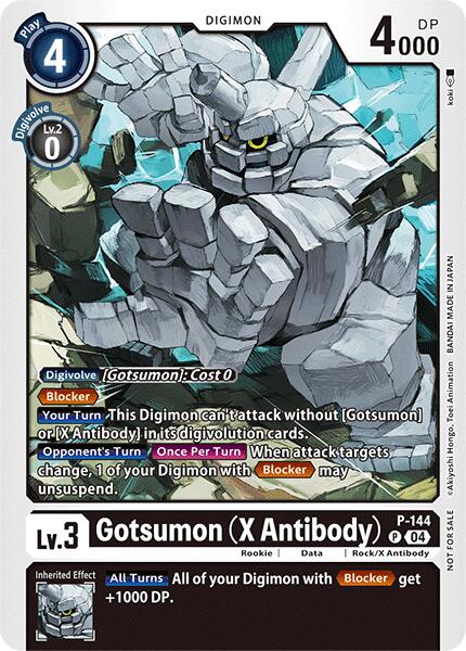 Gotsumon (X Antibody) [P-144] (Store Tournament 2024 Jul. – Sep. Participation Pack) [Promotional Cards] - Destination Retro